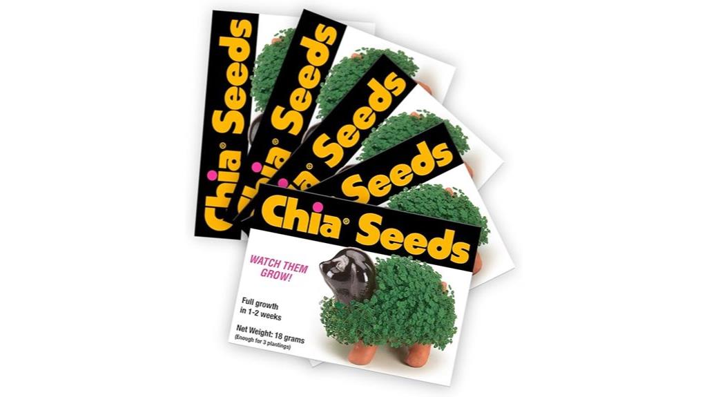 five pack chia seeds
