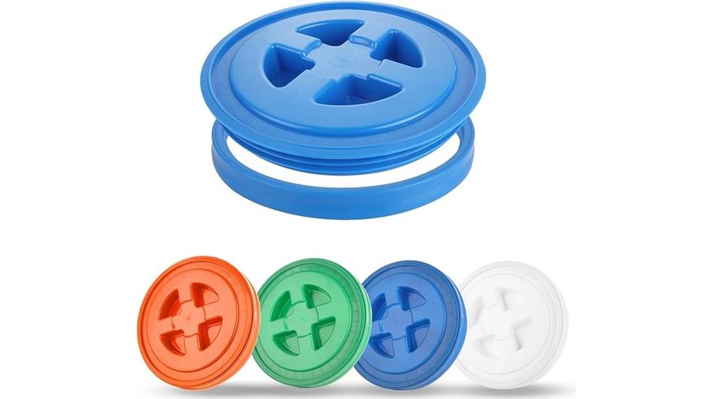 four gallon screw lids