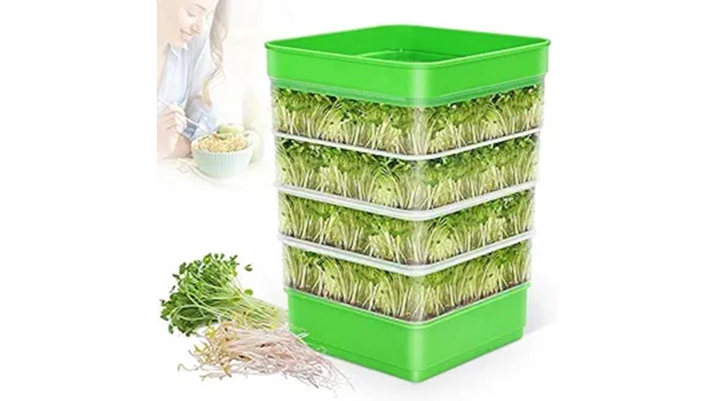 four tier bean sprouter kit