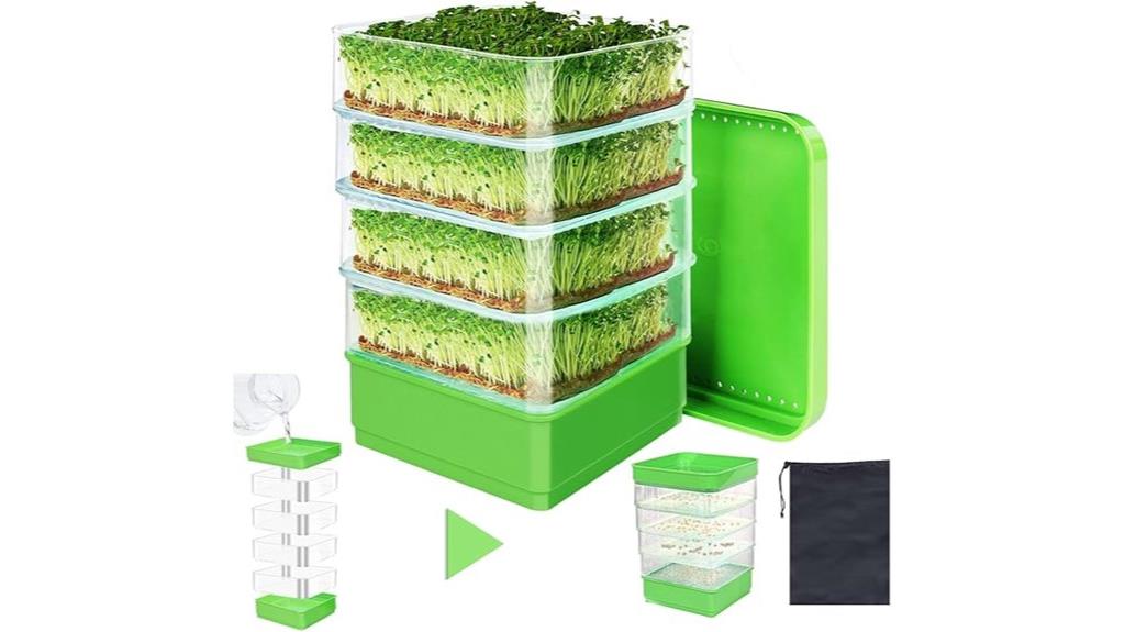 four tier sprouting kit