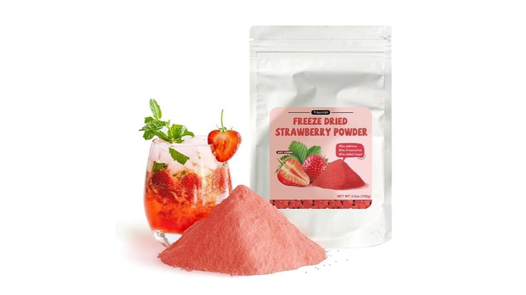 freeze dried strawberry powder