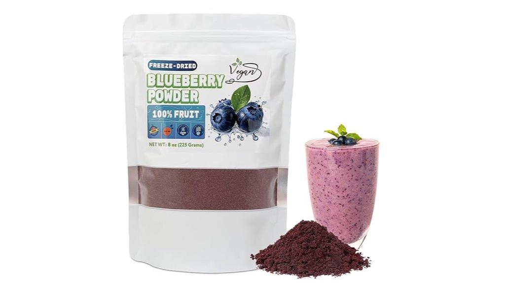 freeze dried wild blueberry powder