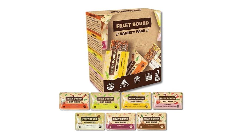 fruit flavored chia snack pack