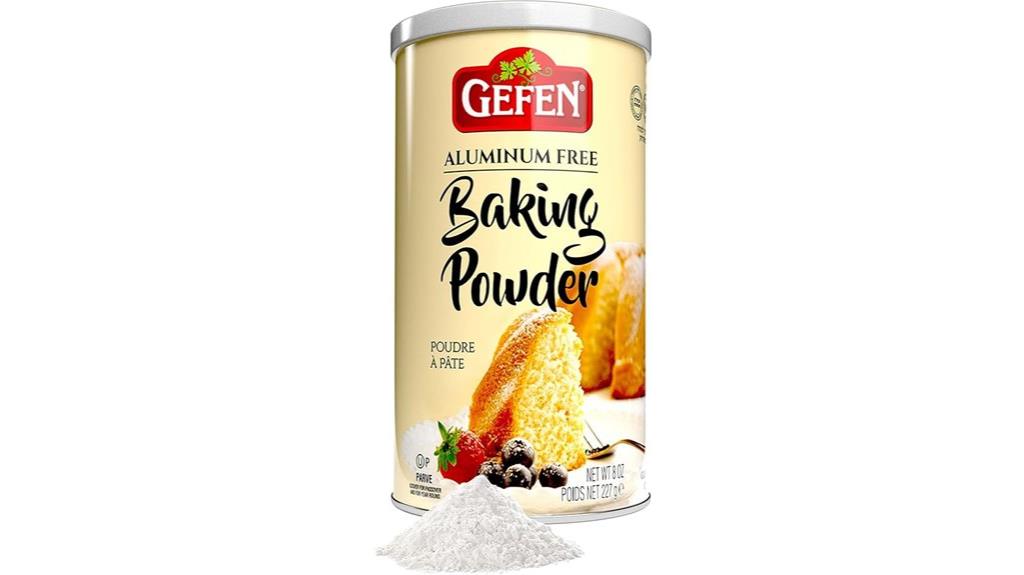 gefen baking powder container