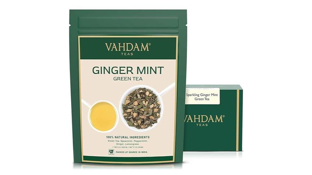 ginger mint green tea
