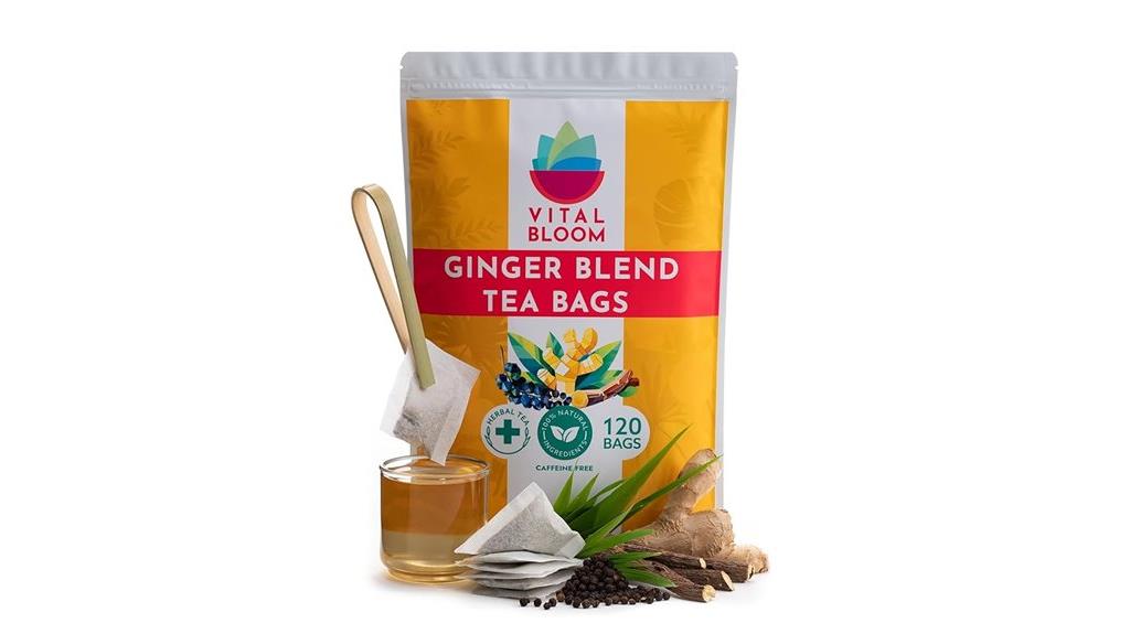 ginger tea bags 120