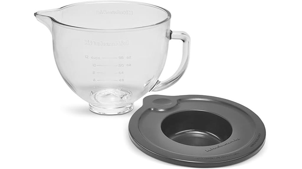 glass 5 quart mixing bowl