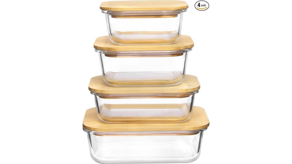 glass container set