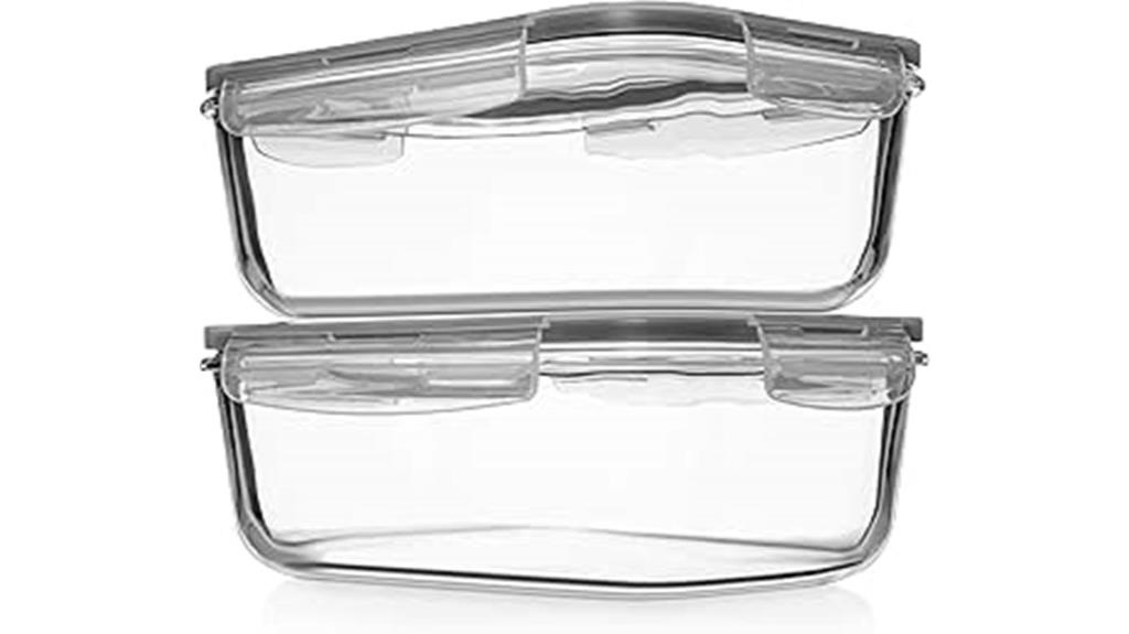 glass containers with lids