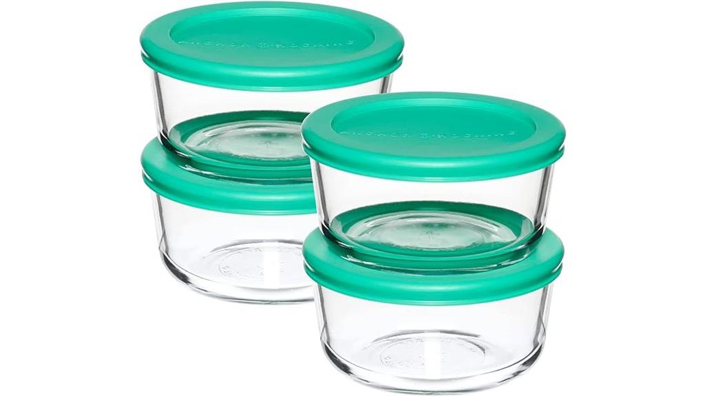 glass storage container set