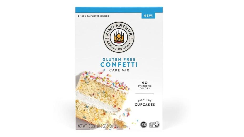 gluten free confetti cake