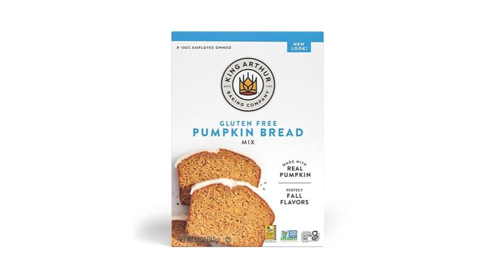 gluten free pumpkin bread mix