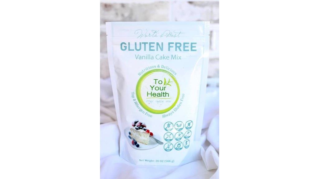 gluten free vanilla cake mix