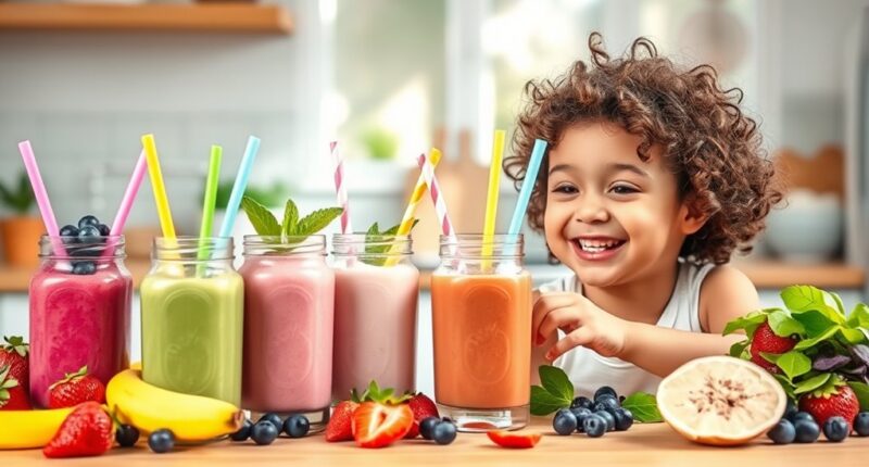 healthy kid friendly smoothie options