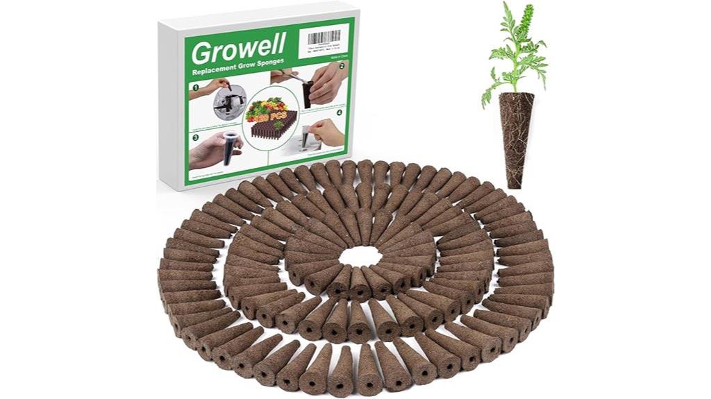 hydroponic grow sponges pack