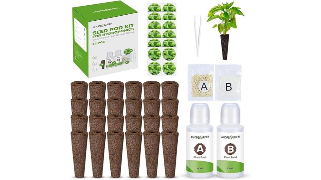 hydroponic pods kit