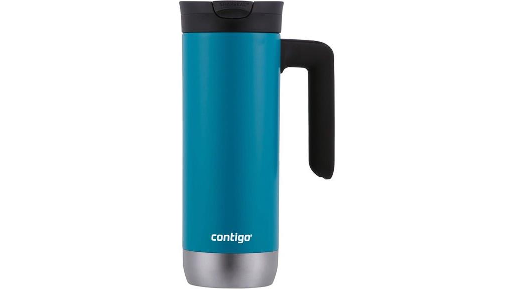 insulated travel mug handle