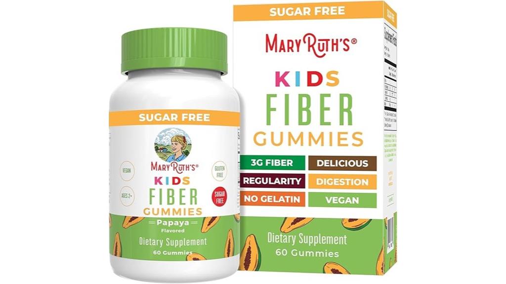 kids fiber gummy supplement