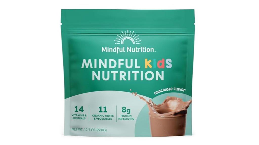 kids organic green shake