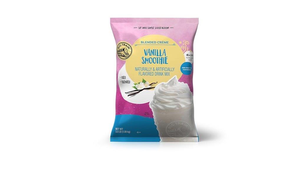 large vanilla milkshake mix