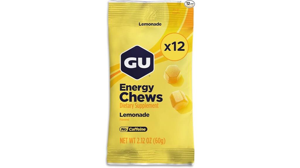 lemonade flavored energy gummies