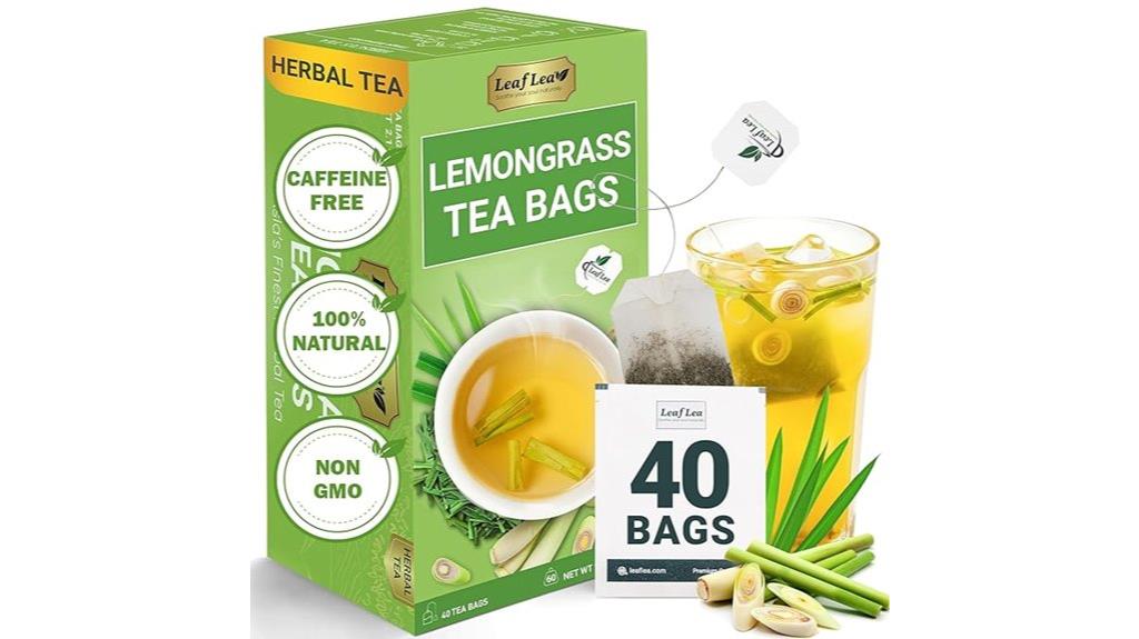 lemongrass tea bags pack