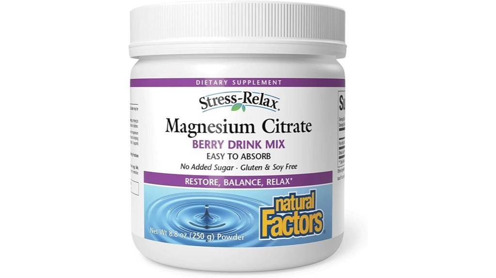 magnesium citrate berry drink