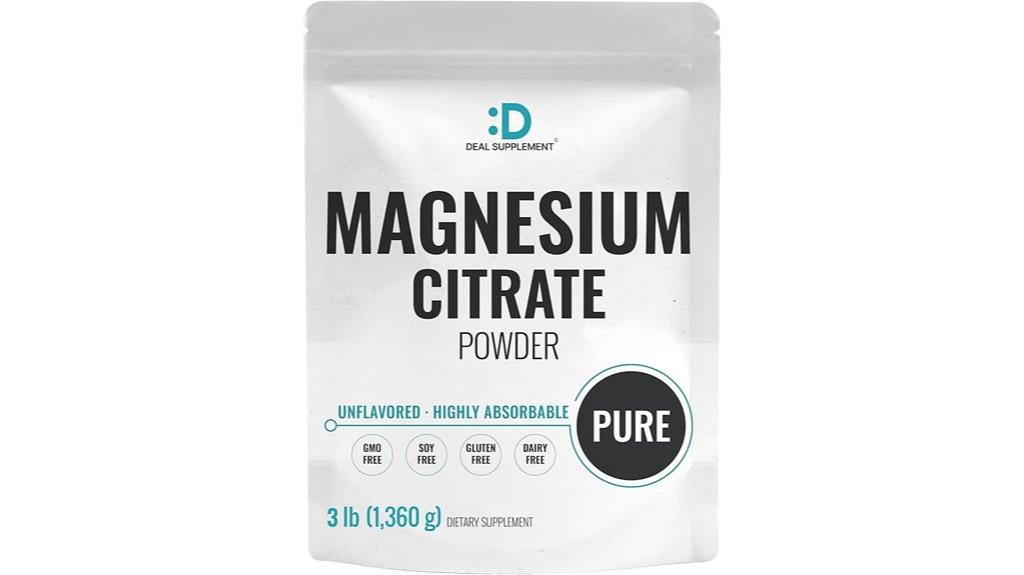 magnesium citrate powder 3lbs