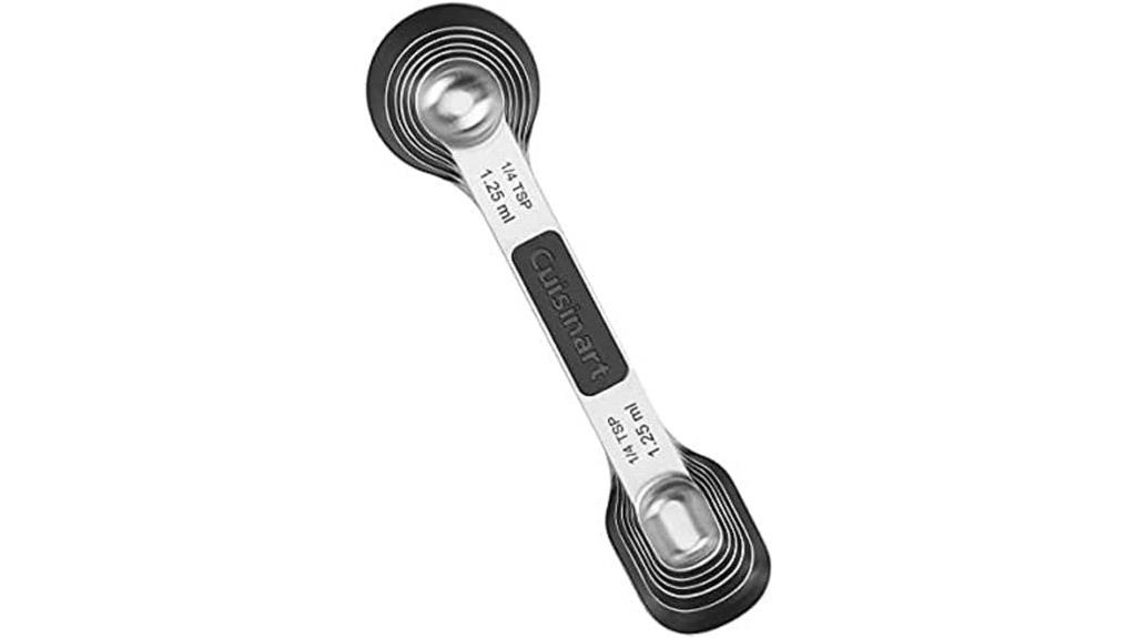 magnetic six piece measuring spoons