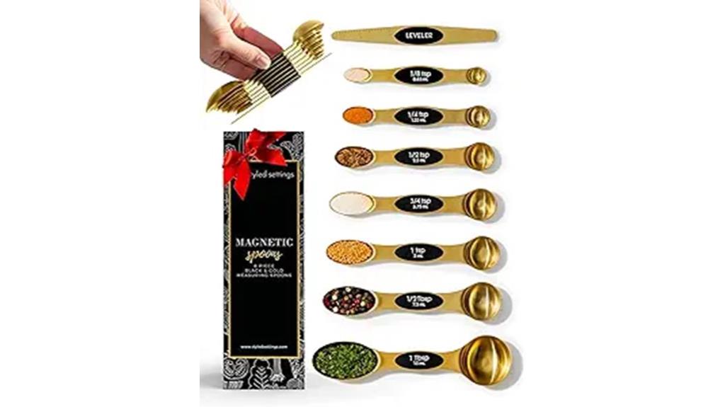 magnetic stainless steel spoons