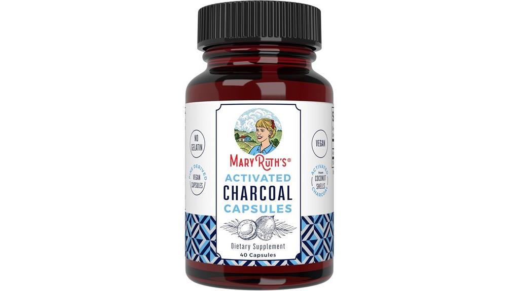 maryruth organic charcoal capsules