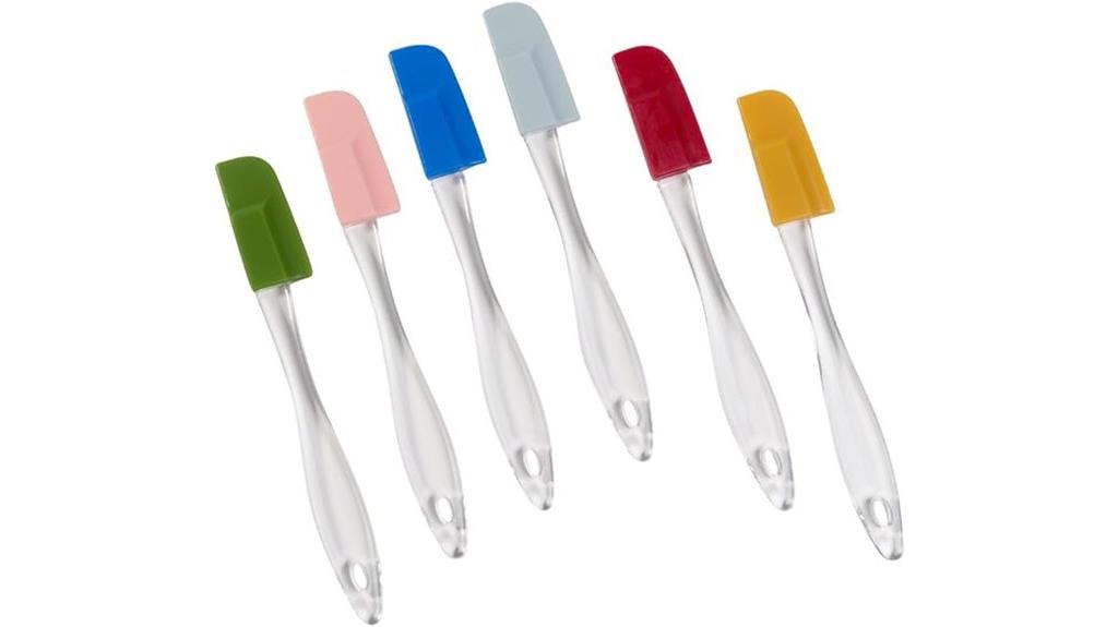 mini silicone spatula set