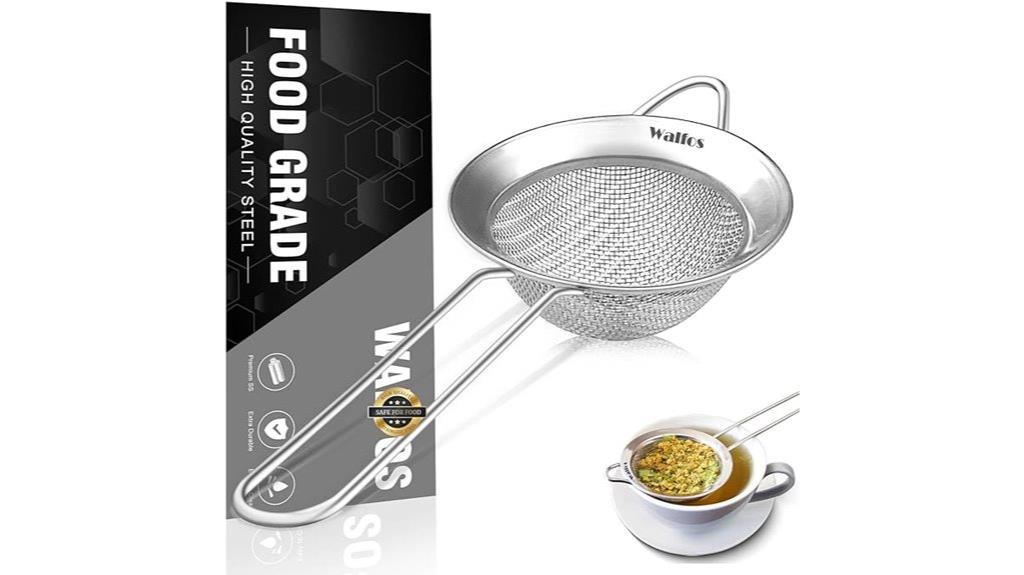 mini stainless steel tea strainer