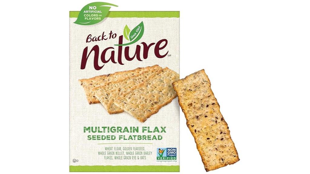 multigrain flax flatbread