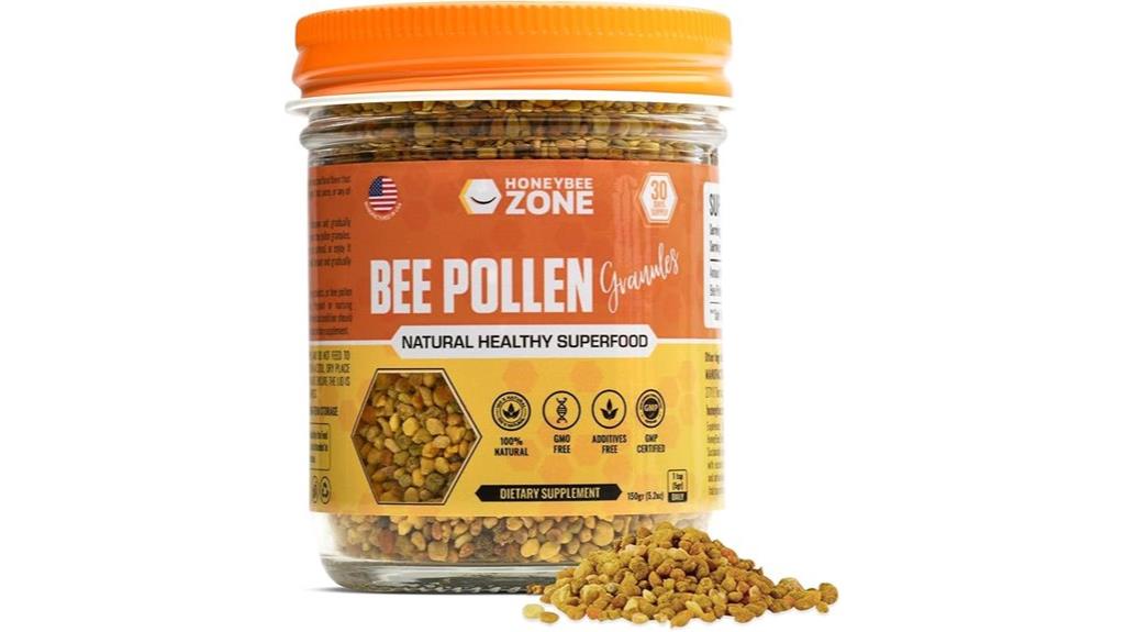natural bee pollen supplement