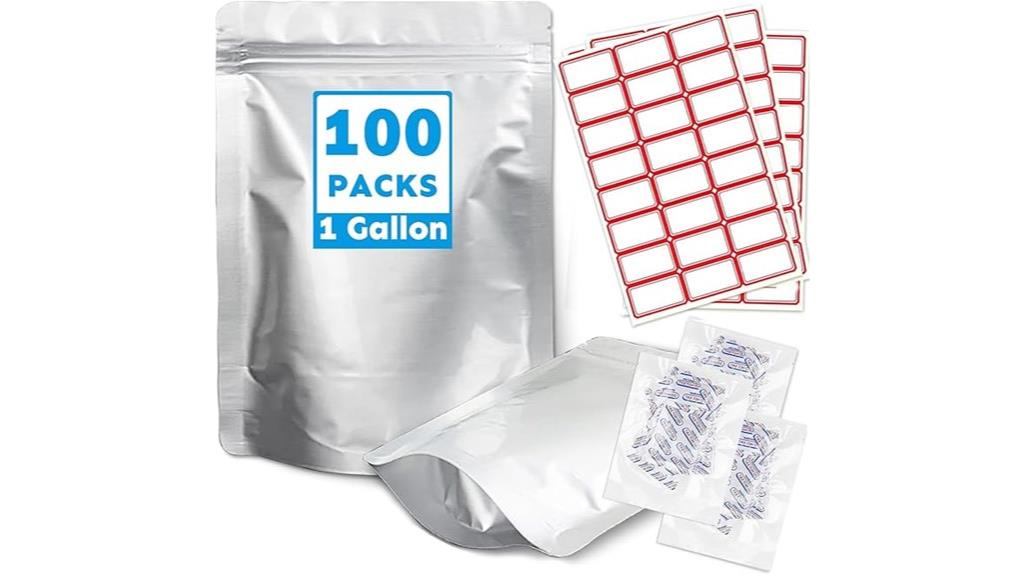 one gallon food bags