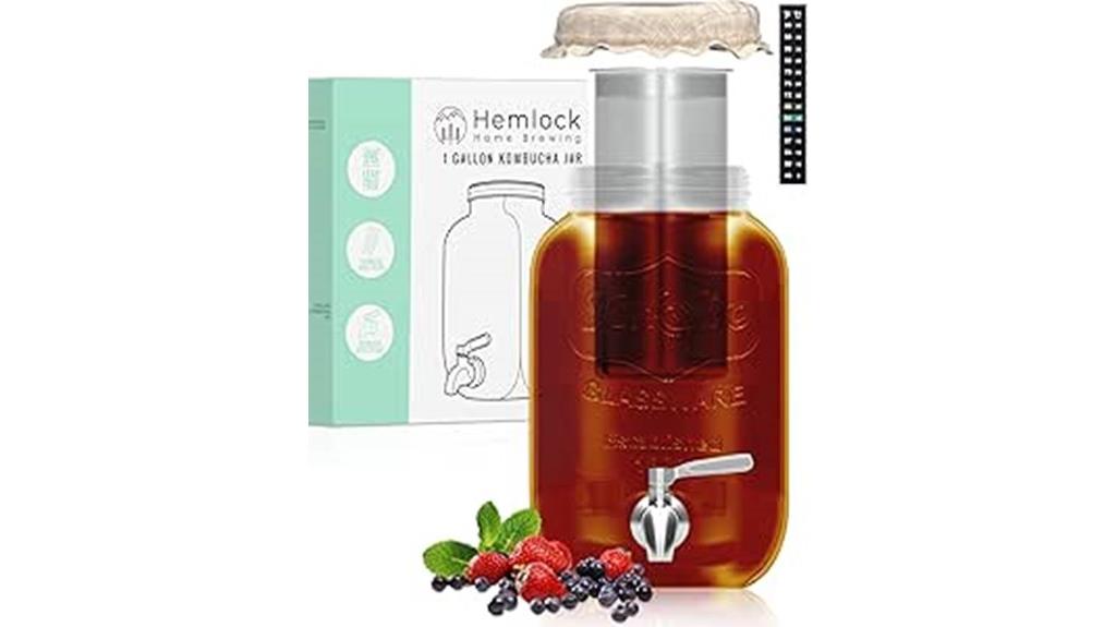 one gallon kombucha brewing kit