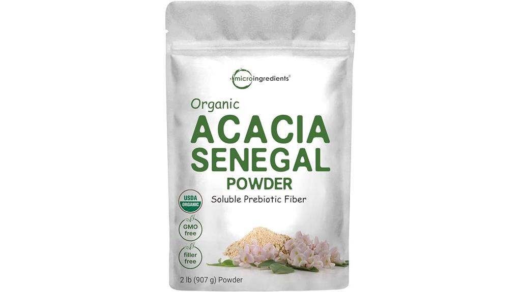 organic acacia senegal fiber