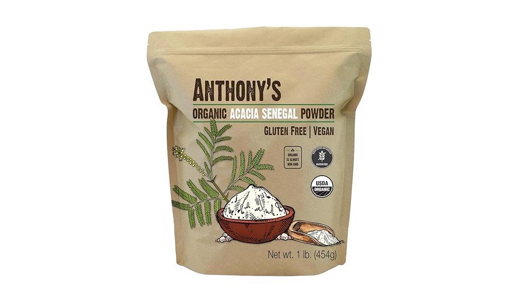 organic acacia senegal powder