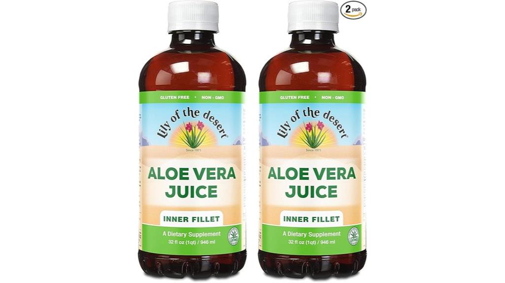 organic aloe vera juice pack