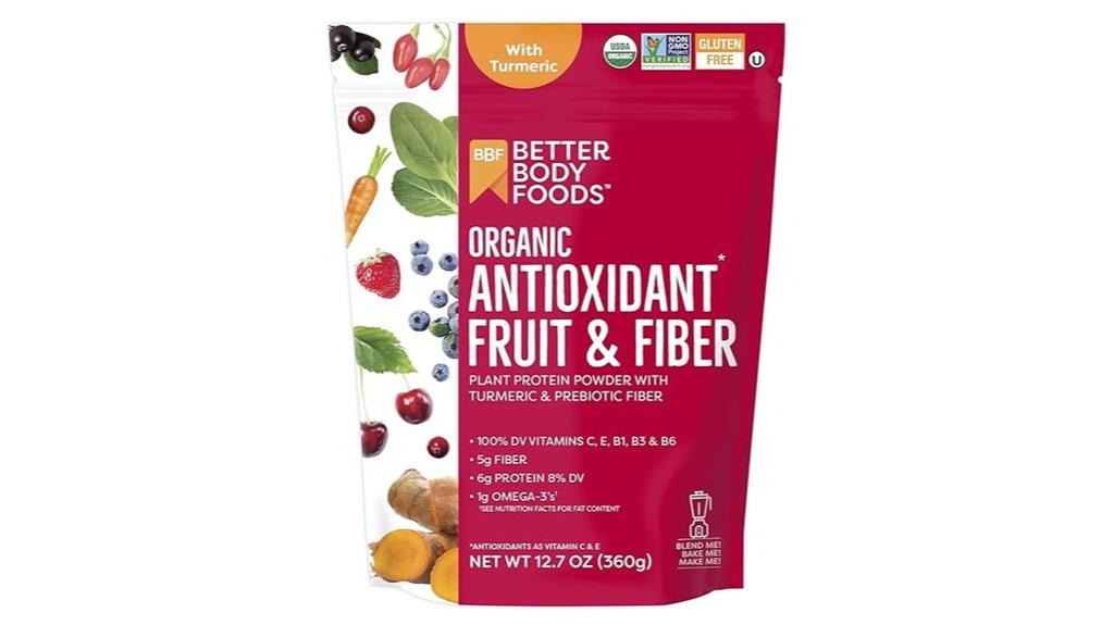 organic antioxidant fruit blend