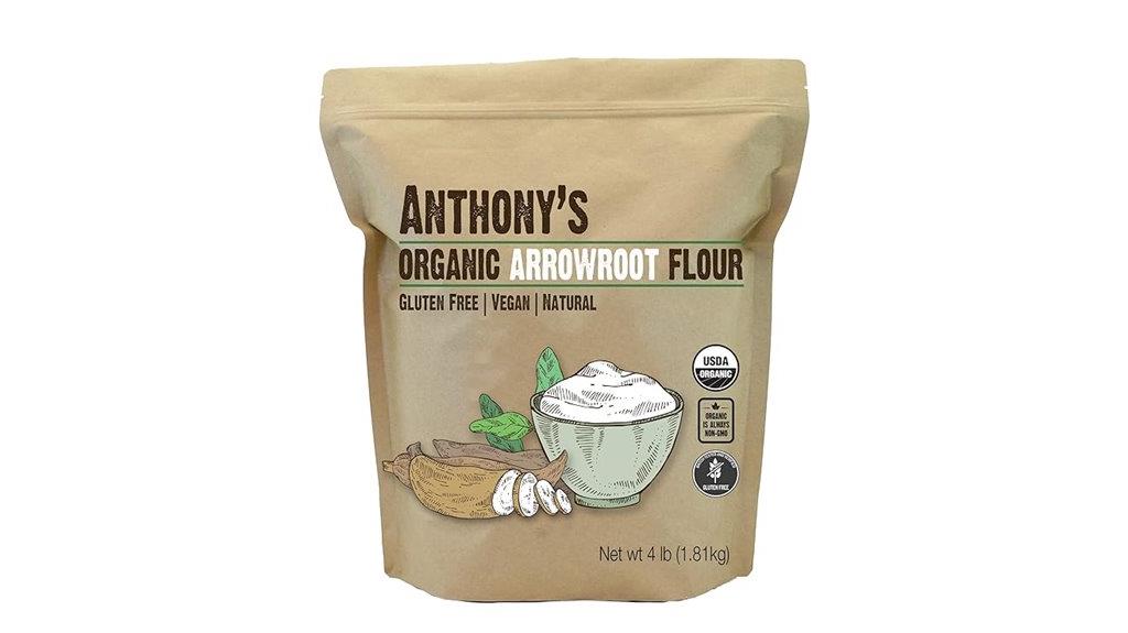 organic arrowroot flour 4 pounds