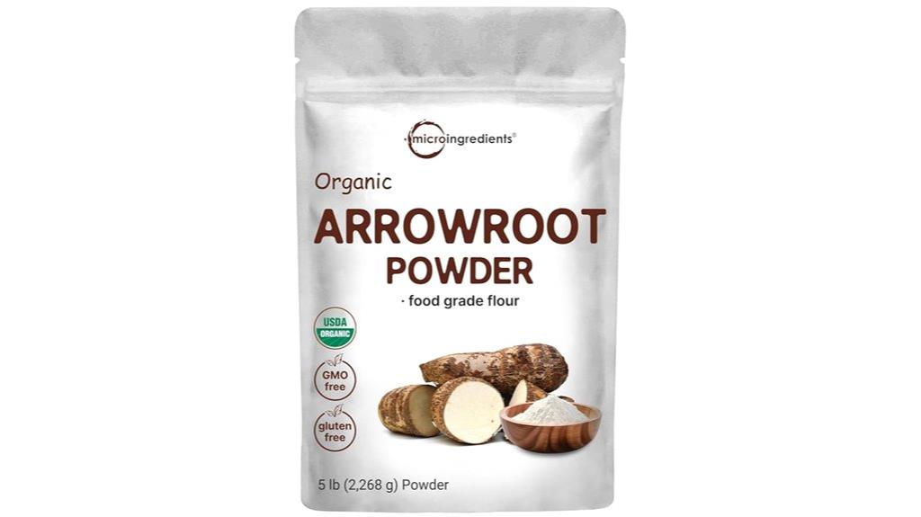 organic arrowroot powder 5lb
