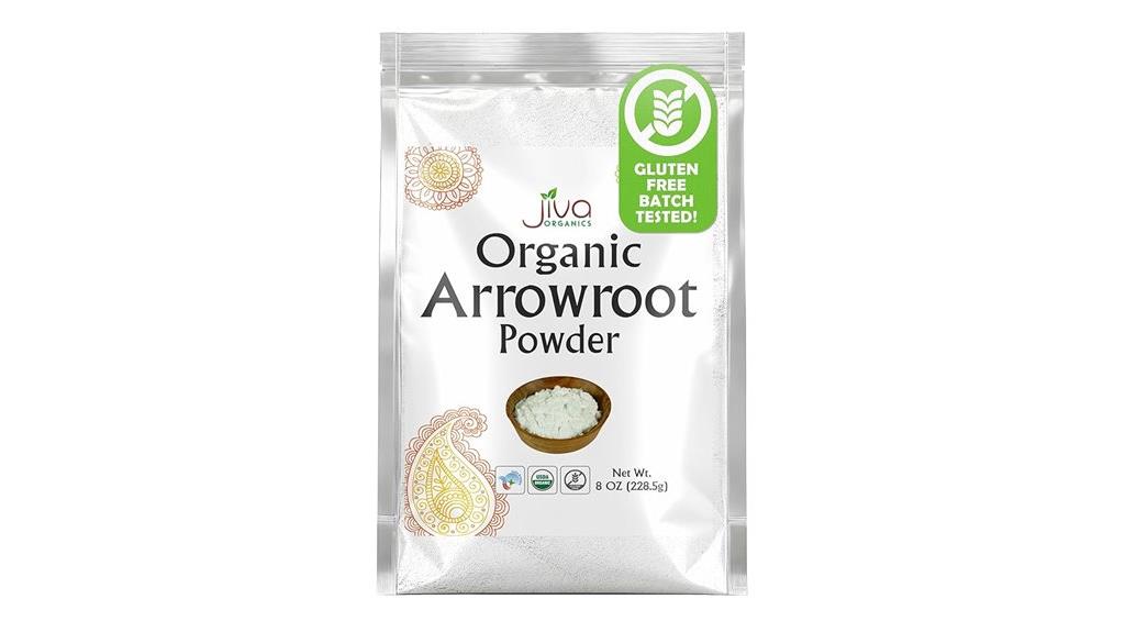 organic arrowroot powder bag