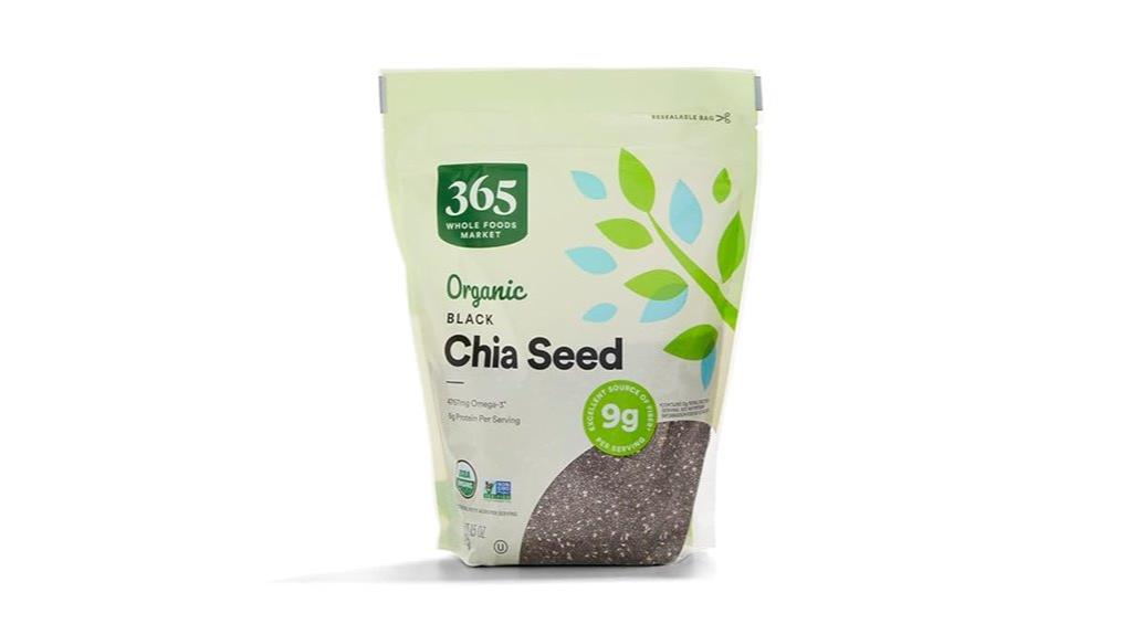 organic black chia seeds