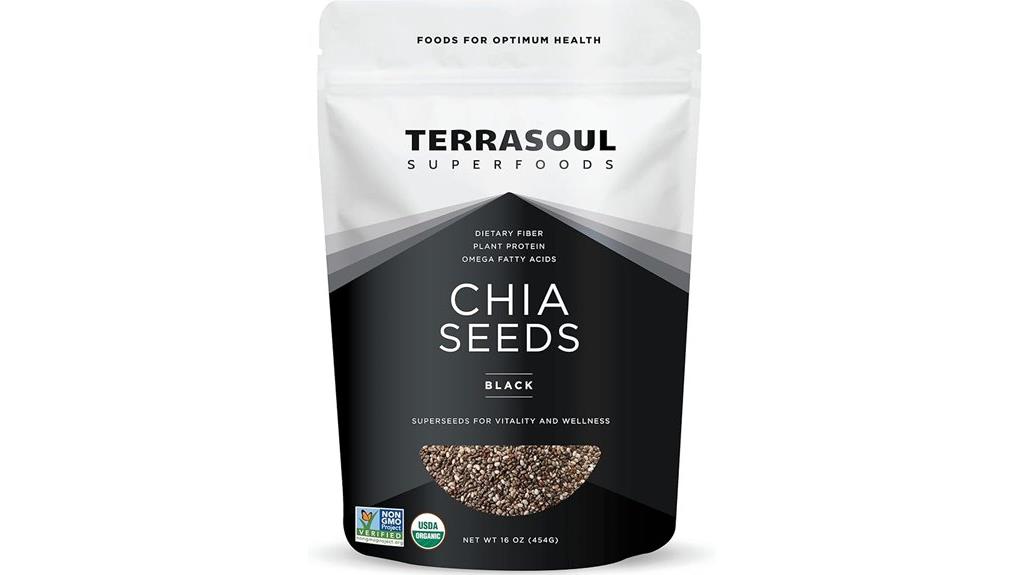 organic black chia seeds