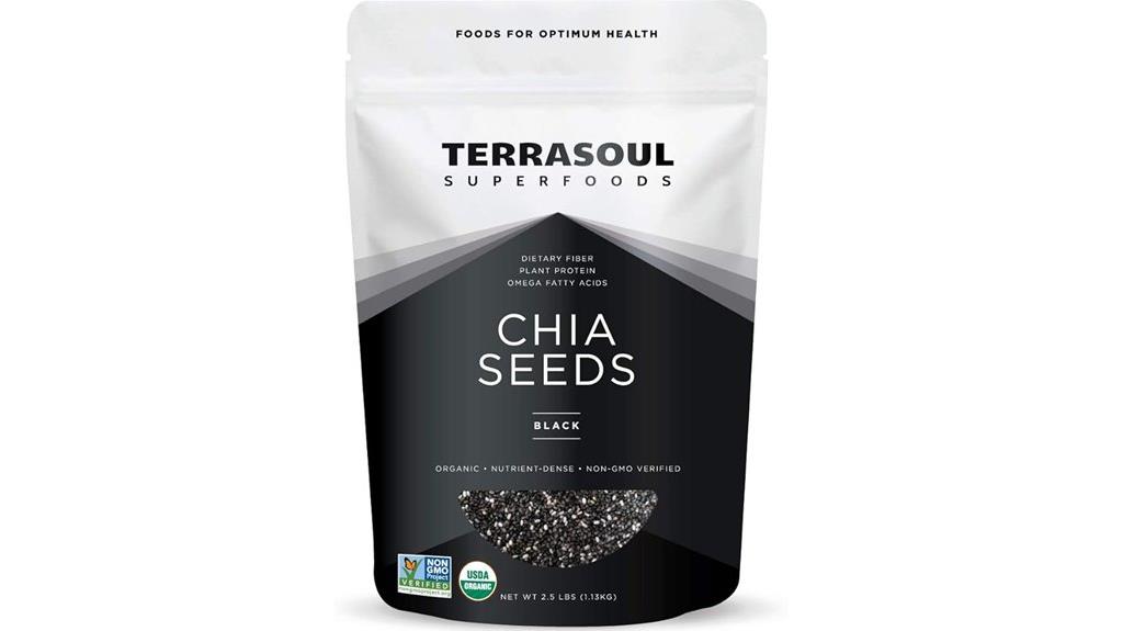 organic black chia seeds