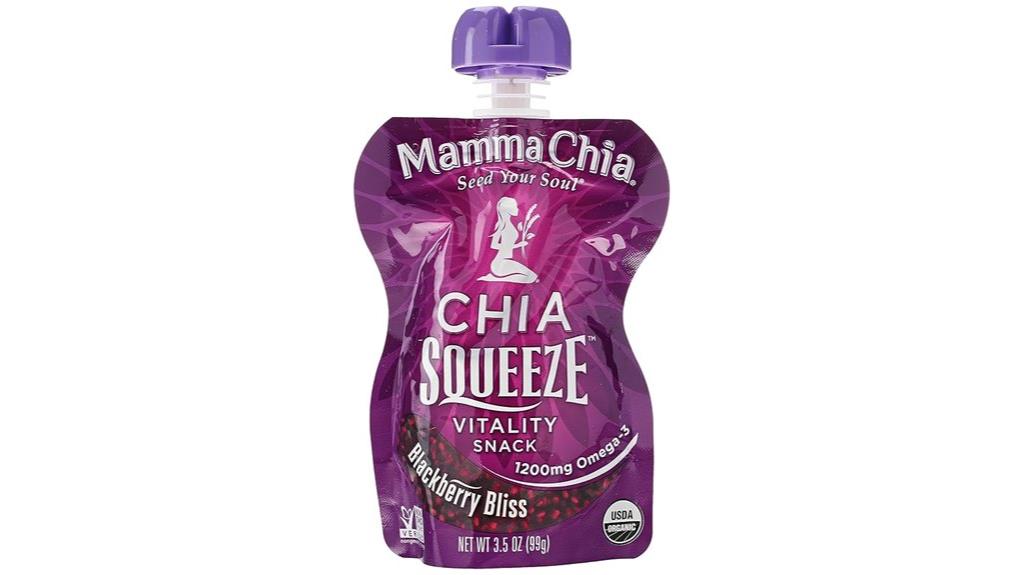 organic blackberry bliss snack
