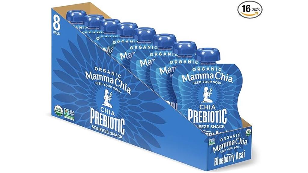 organic blueberry acai snack