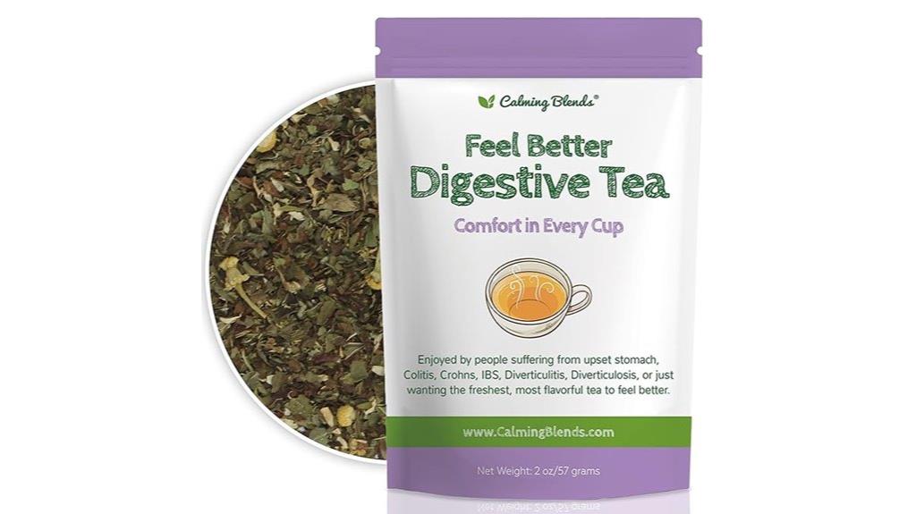 organic calming digestive tea